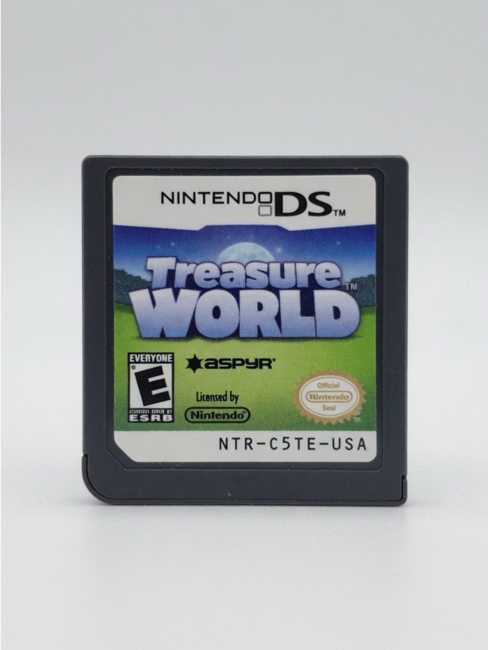 Nintendo Treasure World Game Card - Black